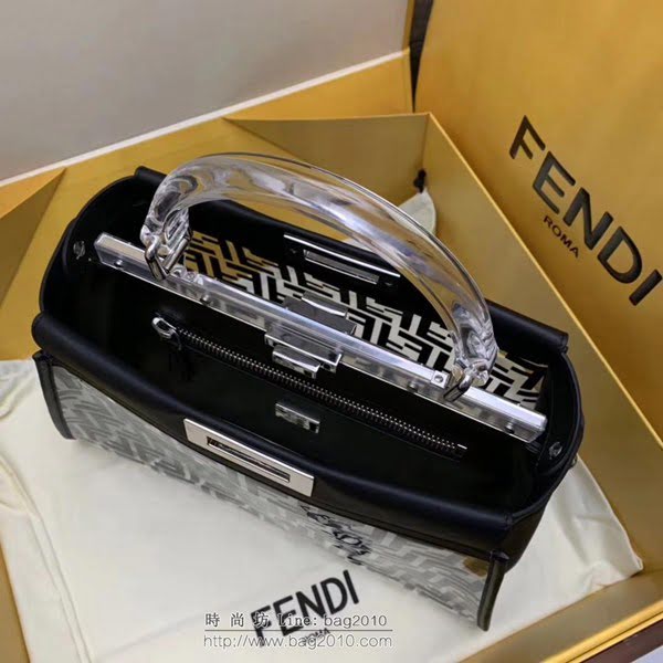 FENDI女包 FD最新款 2019夏季透明包 芬迪手提斜挎包  fdz2230